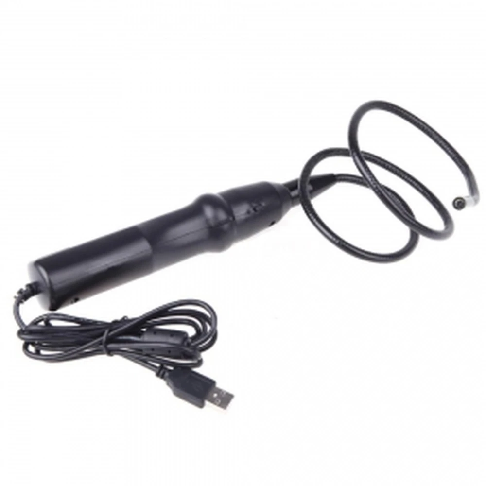 Endoscopi d'inspecció flexible de 7mm i 1 metre amb llum LED submergible