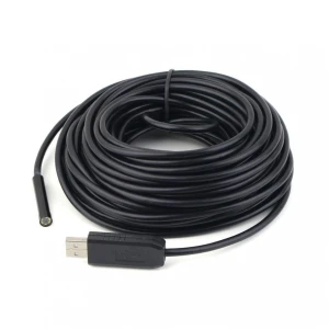 Endoscopi USB 15 metres flexible amb lent 7mm i llum submergible