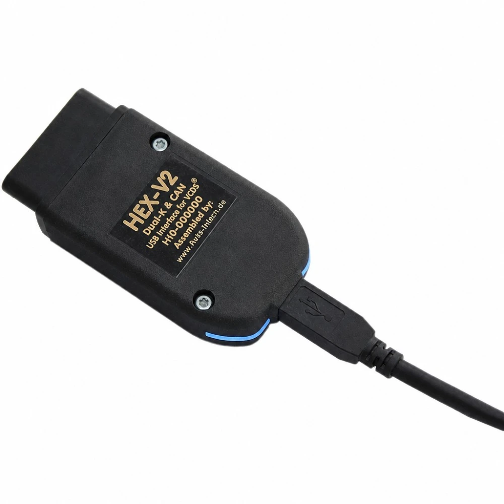 Escàner Diagnòstic HEX-V2 VCDS V25.3 ATMEGA162 Compatible VW Audi Seat Skoda 1996-2017