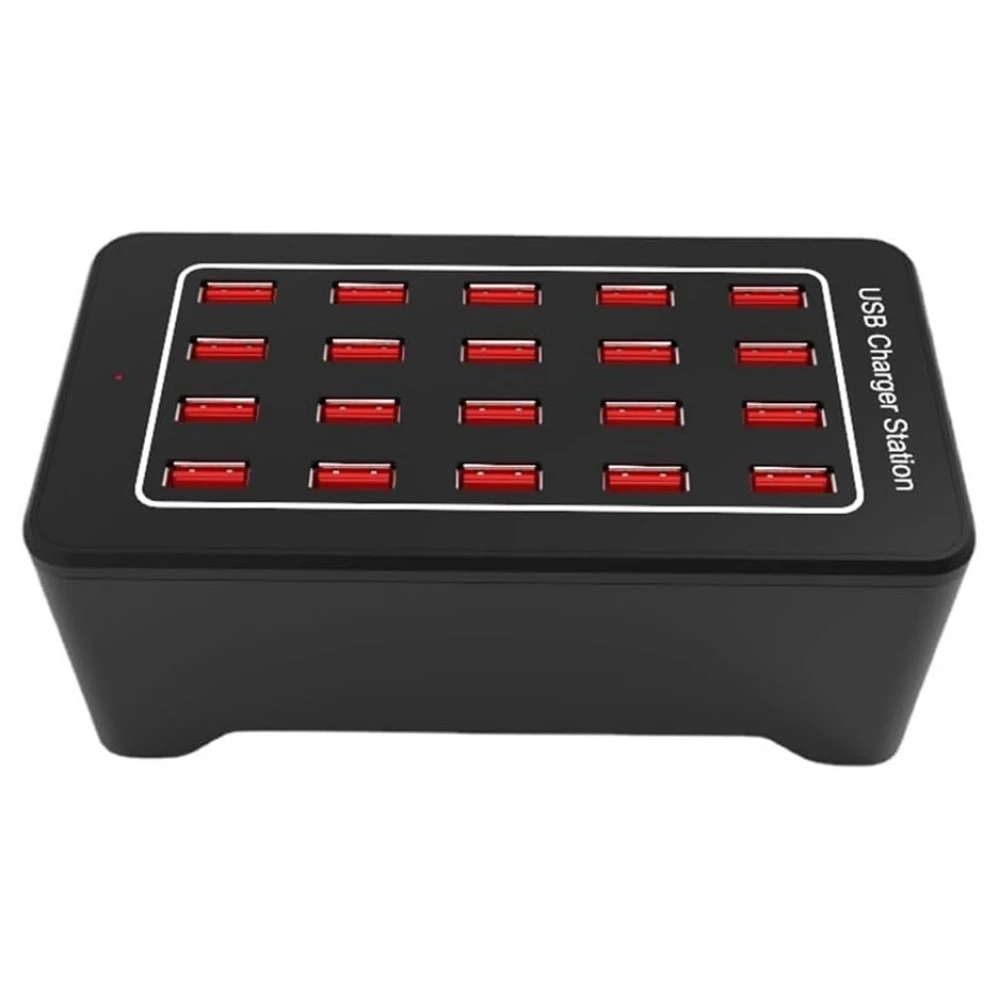 Estació de càrrega USB 20 ports amb IQ Charge - 100W i 2.4A per port