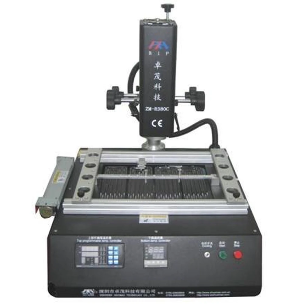 Estación Zhuomao ZM-R380C para soldadura y reballing BGA profesional