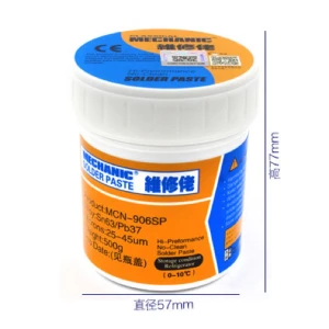 Estany en pasta per soldar Mechanic MCN-906SP Sn63/Pb37 (10CC - 500GR)