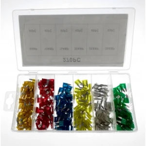 Estoig kit 270 unitats de mini fusibles per a cotxe amb 6 valors