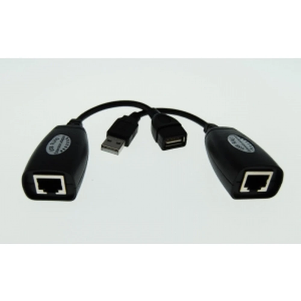 Extensor USB per cable RJ45 fins a 50 metres per a connexió a distància