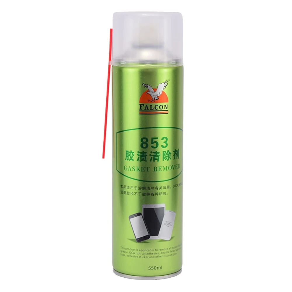 Falcon 853 eliminador de cola OCA per a pantalles de mòbil en spray 550ml