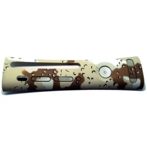 Frontal Xbox 360 camuflat beix marró per personalitzar la consola Xbox 360