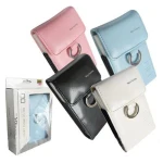 Funda de pell NDS Lite blau marí - bossa amb anella Smart Case DS Lite