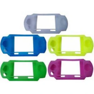 Funda de silicona anti-xoc per a PSP rosa - protecció i estil