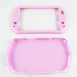 Funda de silicona PSP Go rosa per a protecció lleugera i ajustable