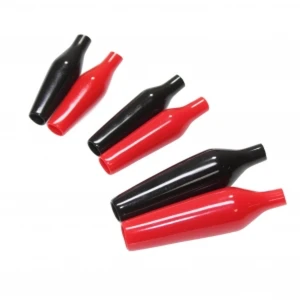 Fundes de PVC per a pinces cocodril - Pack de 2 protectors resistents