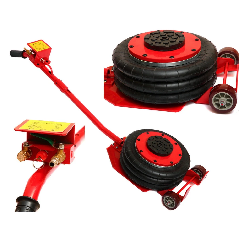 Gat pneumàtic 3 tones triple bossa d'aire inflable heavy duty per a cotxes