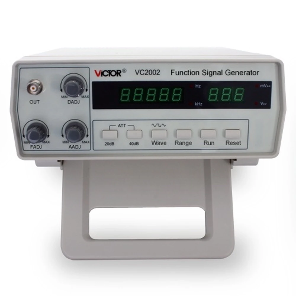 Generador de funcions Victor VC2002 amb display de 8 dígits i alta seguretat