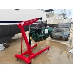 Grua hidraulica de taller 3 tones per a elevacio de motors i maquinaria pesada