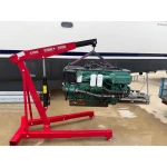 Grua hidraulica de taller 3 tones per a elevacio de motors i maquinaria pesada