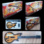 Guitarra sense fil Wii Crazy Guitar per a jocs musicals compatibles
