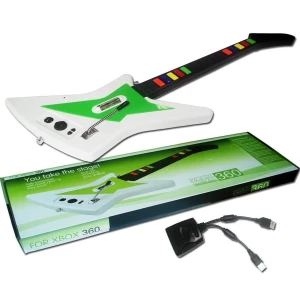 Guitarra sense fil Xbox 360 compatible amb Guitar Hero i Rock Band