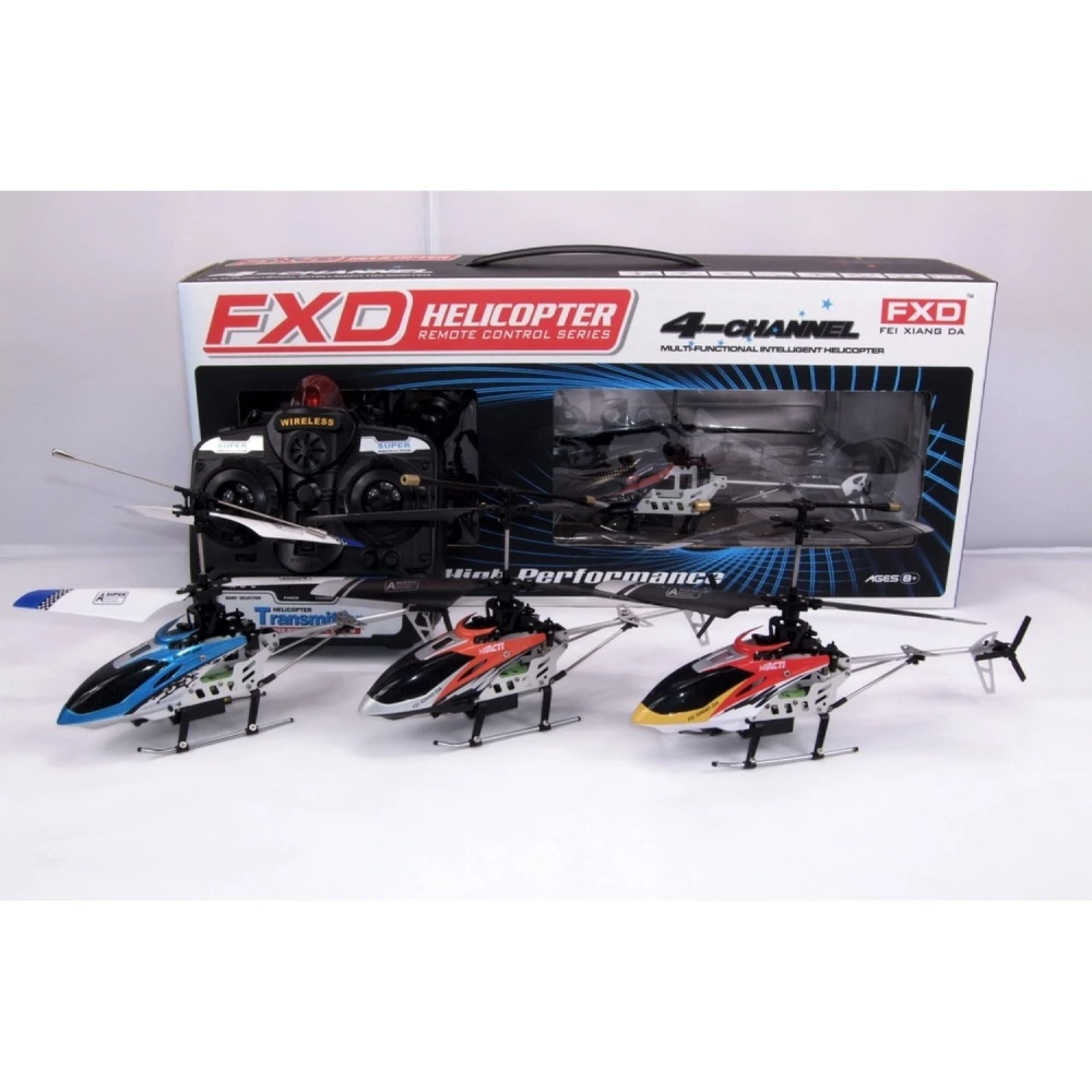 Helicòpter RC IR Control Model A68786 amb 4 canals i giroscopi