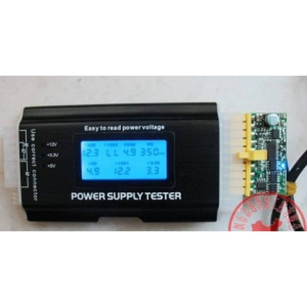 Eina de test per a font d'alimentació ATX per a diagnòstic precís de cables
