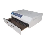 Vista lateral del horno reflow INSA M962D con control digital