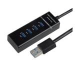 Hub USB 3.0 amb 4 ports, interruptor i alta velocitat per a PC i Mac
