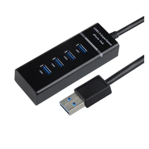 Hub USB 3.0 amb 4 ports, interruptor i alta velocitat per a PC i Mac