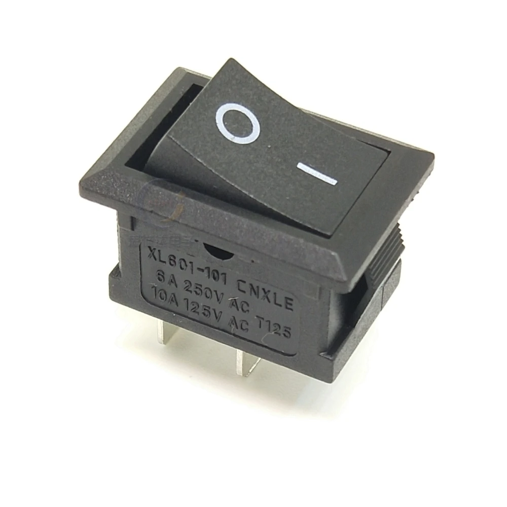 Interruptor basculant XL601 negre - Interruptor ON/OFF compacte i fàcil d'instal·lar