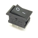 Interruptor basculant XL601 negre - Interruptor ON/OFF compacte i fàcil d'instal·lar