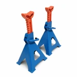 Joc de 2 Cavallets 12 Tones amb Doble Seguretat — Cavallets d'Acer Regulables 46-76 cm per a Cotxe, Furgoneta, Camió i Maquinària TSX TOOL