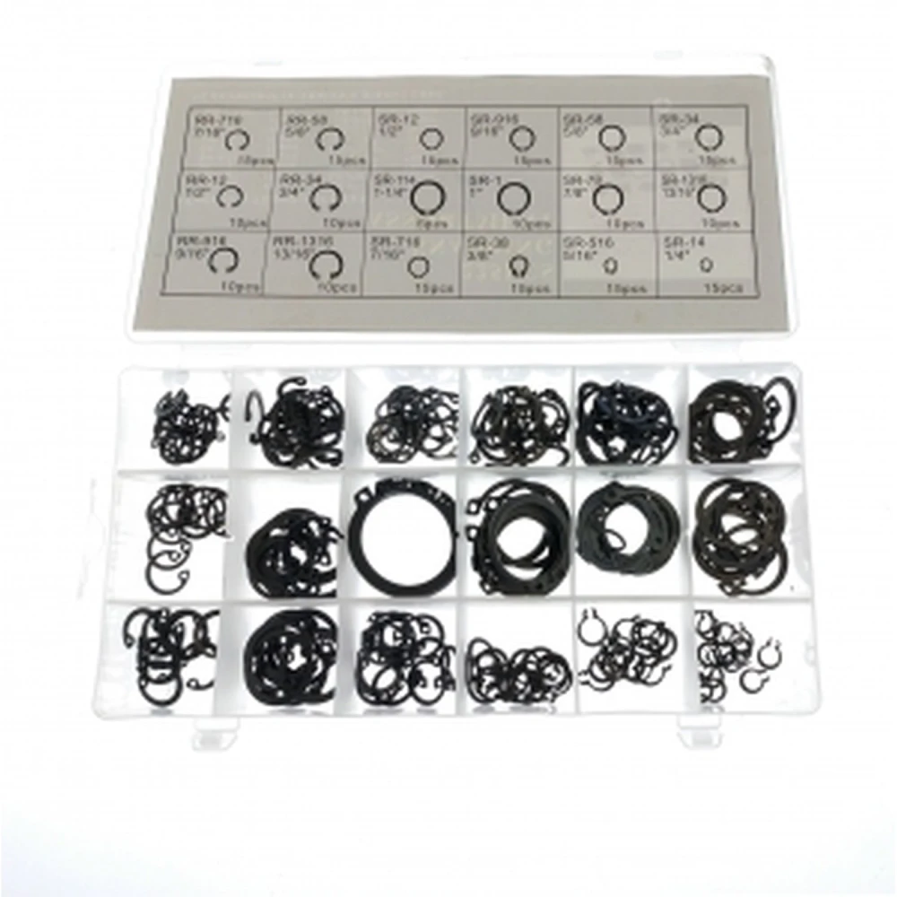 Joc de clips Seeger 225 peces - pack d'anells de retenció TSX TOOL