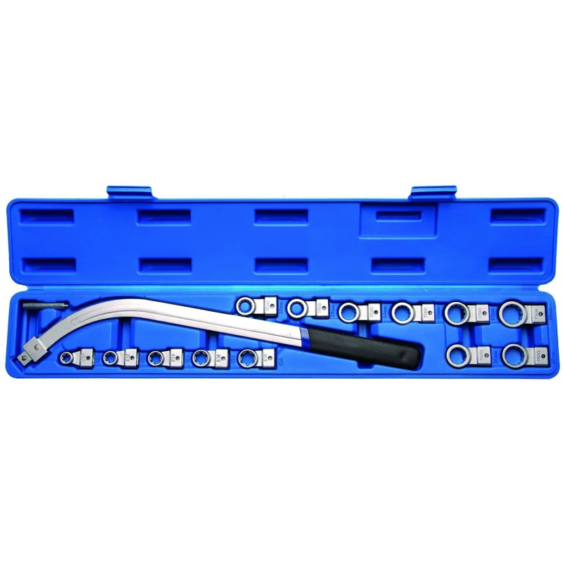 Joc de claus per tensar corretges de distribució universal Torx i 12 cares, 15 peces