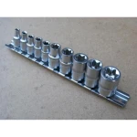 Joc de claus Torx femella 1/4 - Set 10 peces TSX TOOL en acer crom vanadi