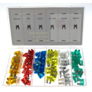 Joc de fusibles cotxe moto 120 peces 5A 10A 15A 20A 25A 30A TSX TOOL