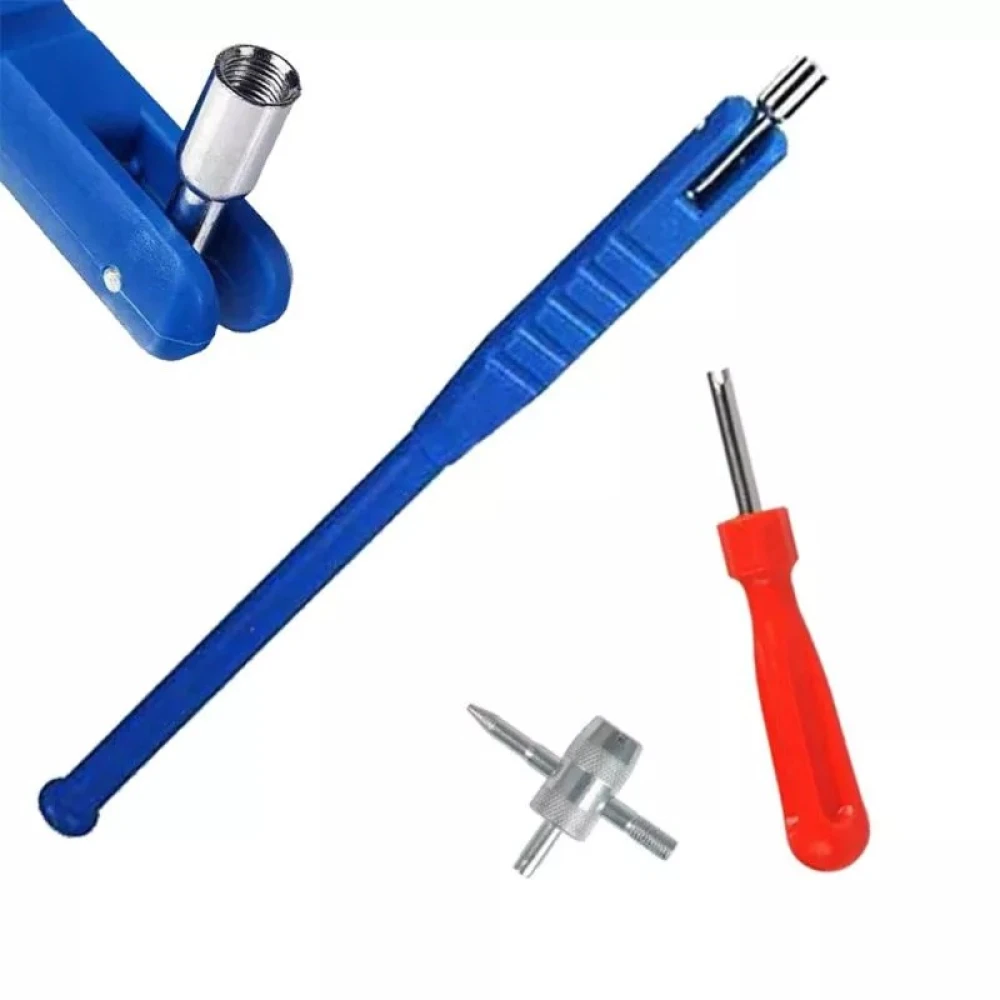 Kit reparación neumáticos con herramientas para extracción de válvulas TSX TOOL