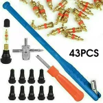 Joc d'eines reparació pneumàtics extracció vàlvules TSX TOOL 43 peces
