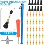 Joc d'eines reparació pneumàtics extracció vàlvules TSX TOOL 43 peces