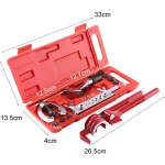 Kit d’abocardador i doblegadora de tubs 45 graus per a coure, acer inoxidable i alumini