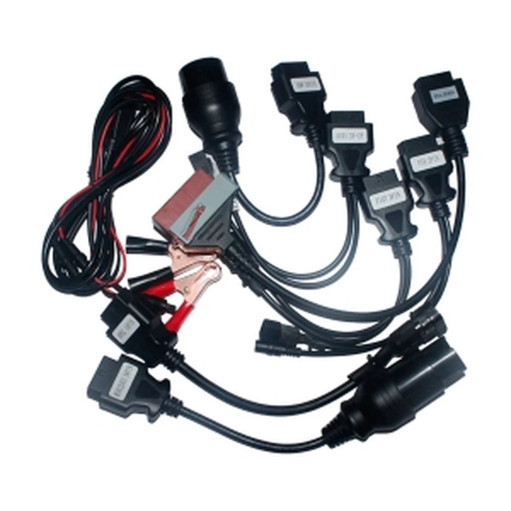Kit de cables OBDII professional per a cotxe Konnwei amb múltiples connectors