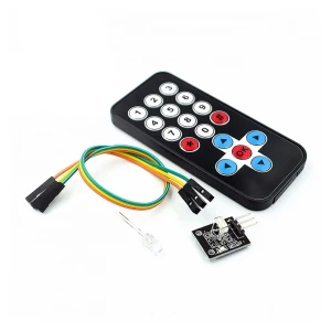 Kit de comandament infraroig per a Arduino amb sensor IR 38kHz i comandament ultrafí