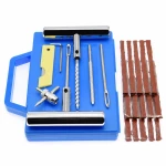 Kit Reparació Punxades Pneumàtics 23 Peces Cotxe Moto Metxes Punxó