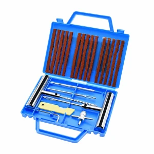 Kit Reparació Punxades Pneumàtics 23 Peces Cotxe Moto Metxes Punxó
