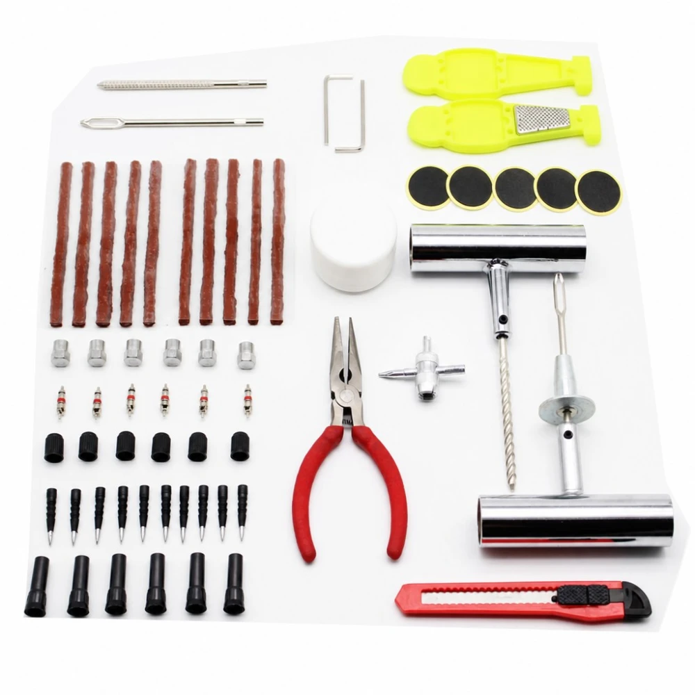 Kit Reparació Punxades Pneumàtics 87 Peces Professional Cotxe SUV Furgoneta