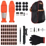 Kit Reparació Punxades Pneumàtics Moto Bicicleta 81 Peces Metxes Punxó Tubeless