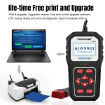 KONNWEI KW818 escàner OBD2: lector de codis OBDII per a cotxes des de 1996