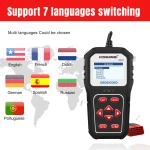 KONNWEI KW818 escàner OBD2: lector de codis OBDII per a cotxes des de 1996