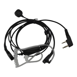 Baofeng Laringòfon per walkie talkie Baofeng doble pin amb velcro i PTT
