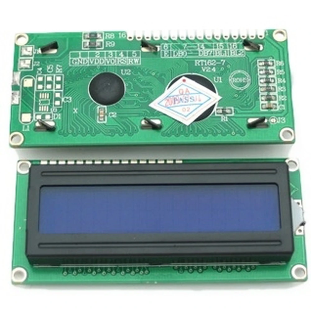 LCD 16x2 caràcters FSTN - Pantalla LCD 1602 amb retroil·luminació blanca