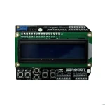 LCD Keypad Shield LCD1602 compatible amb Arduino amb pantalla i botons integrats