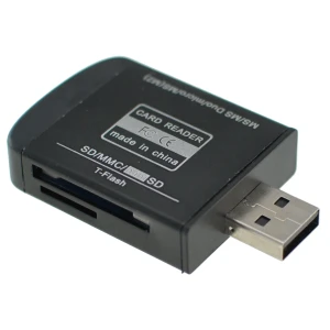 Lector de targetes de memòria USB 2.0 tot en un per a Micro SD, MMC, SDHC, TF i M2