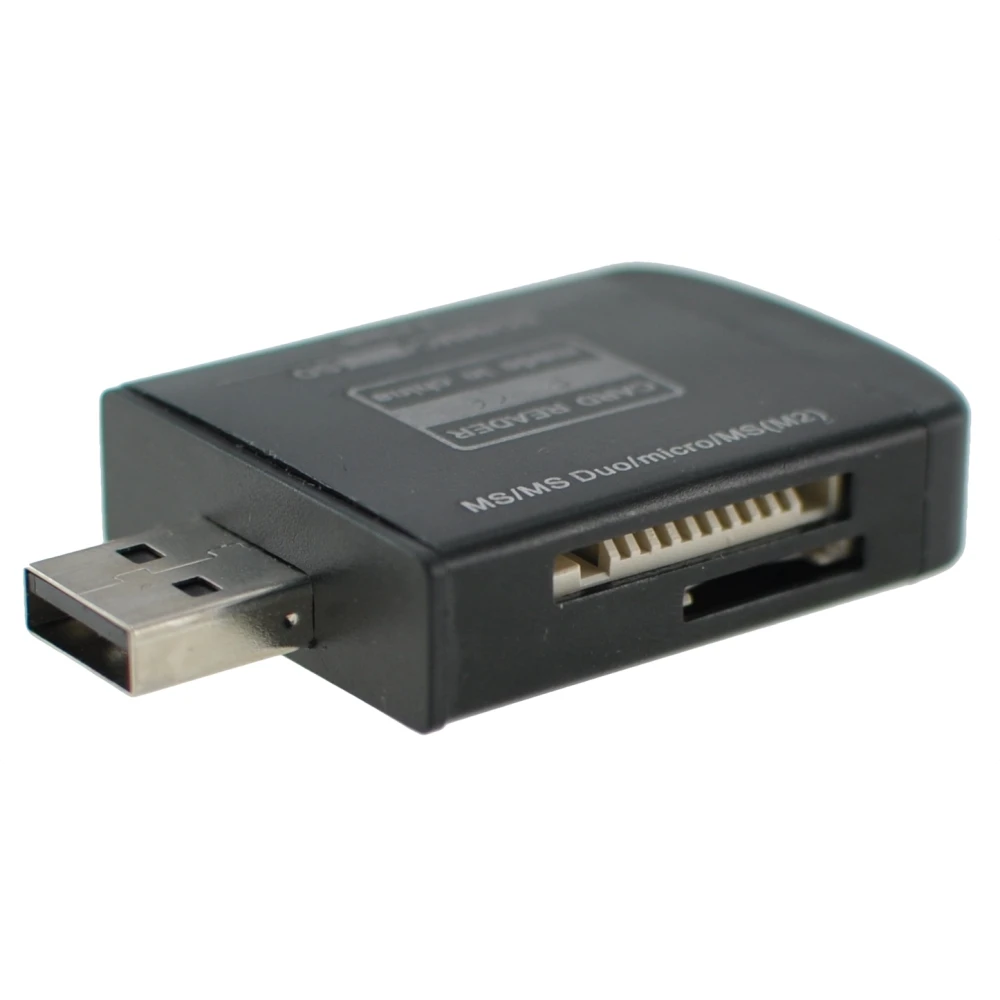 Lector de targetes de memòria USB 2.0 tot en un per a Micro SD, MMC, SDHC, TF i M2