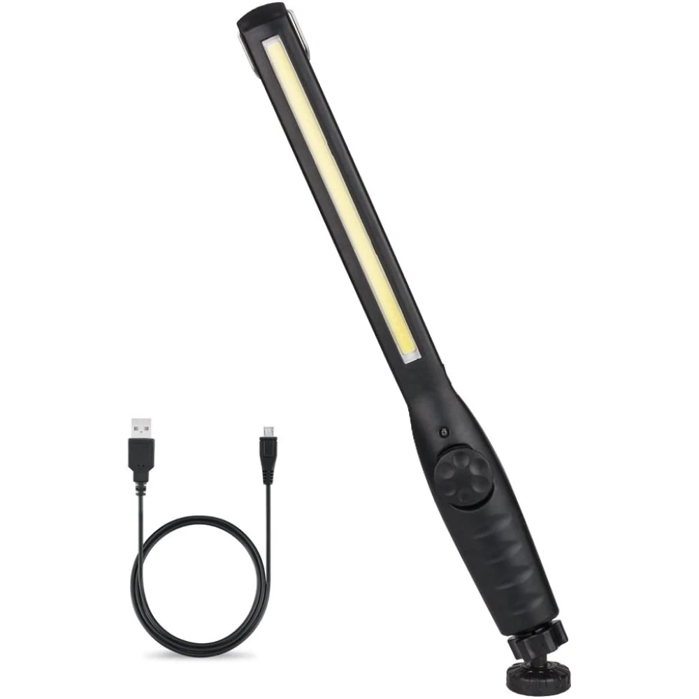Llanterna de taller LED recarregable amb 4 modes i base magnètica per a taller i automòbils